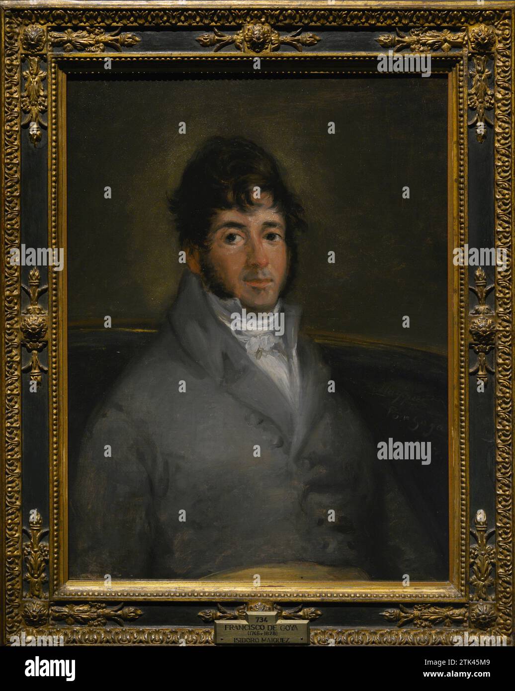 Isidoro Máiquez (1768-1820). Attore spagnolo. L'attore Isidoro Máiquez, 1807. Ritratto di Francisco de Goya y Lucientes (1746-1828). Olio su tela, 72 x 59 cm. Museo del Prado. Madrid. Spagna. Foto Stock