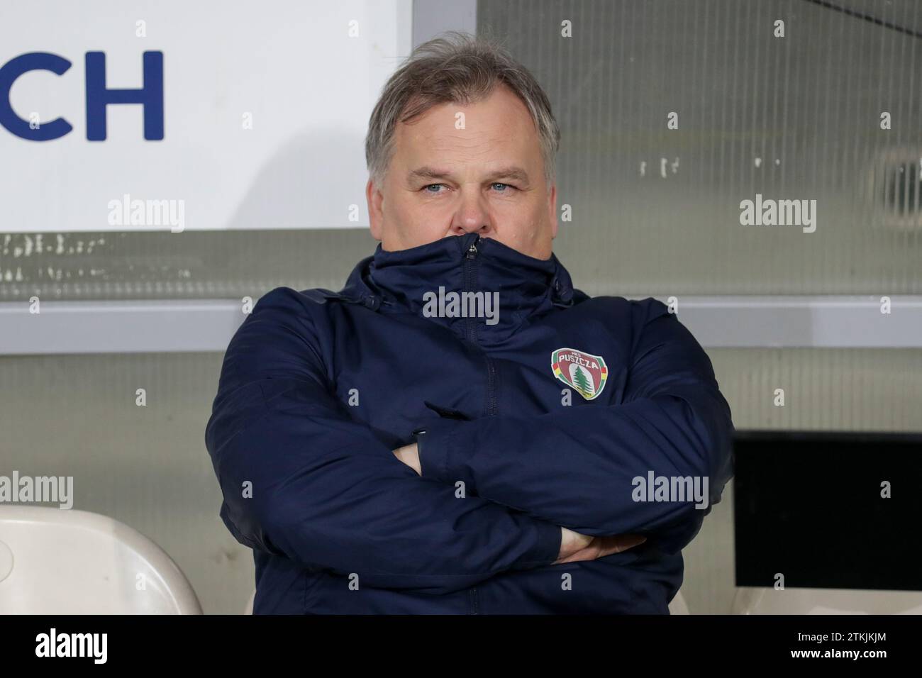 Cracovia, Polonia. 11 dicembre 2023. Tomasz Tulacz di Puszcza Niepolomice visto durante la partita di calcio polacca PKO Ekstraklasa League 2023/2024 tra Puszcza Niepolomice e Widzew Lodz allo Stadio Cracovia. Punteggio finale; Puszcza Niepolomice 1:0 Widzew Lodz. (Foto di Grzegorz Wajda/SOPA Images/Sipa USA) credito: SIPA USA/Alamy Live News Foto Stock