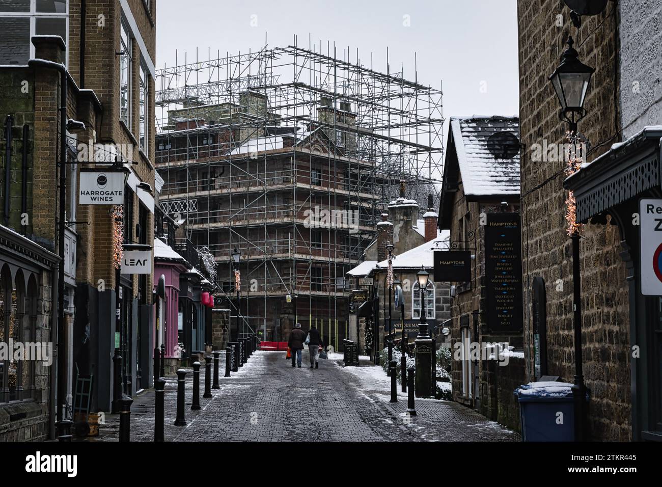 Splendide riprese dell'architettura scattate con una videocamera ad Harrogate Foto Stock