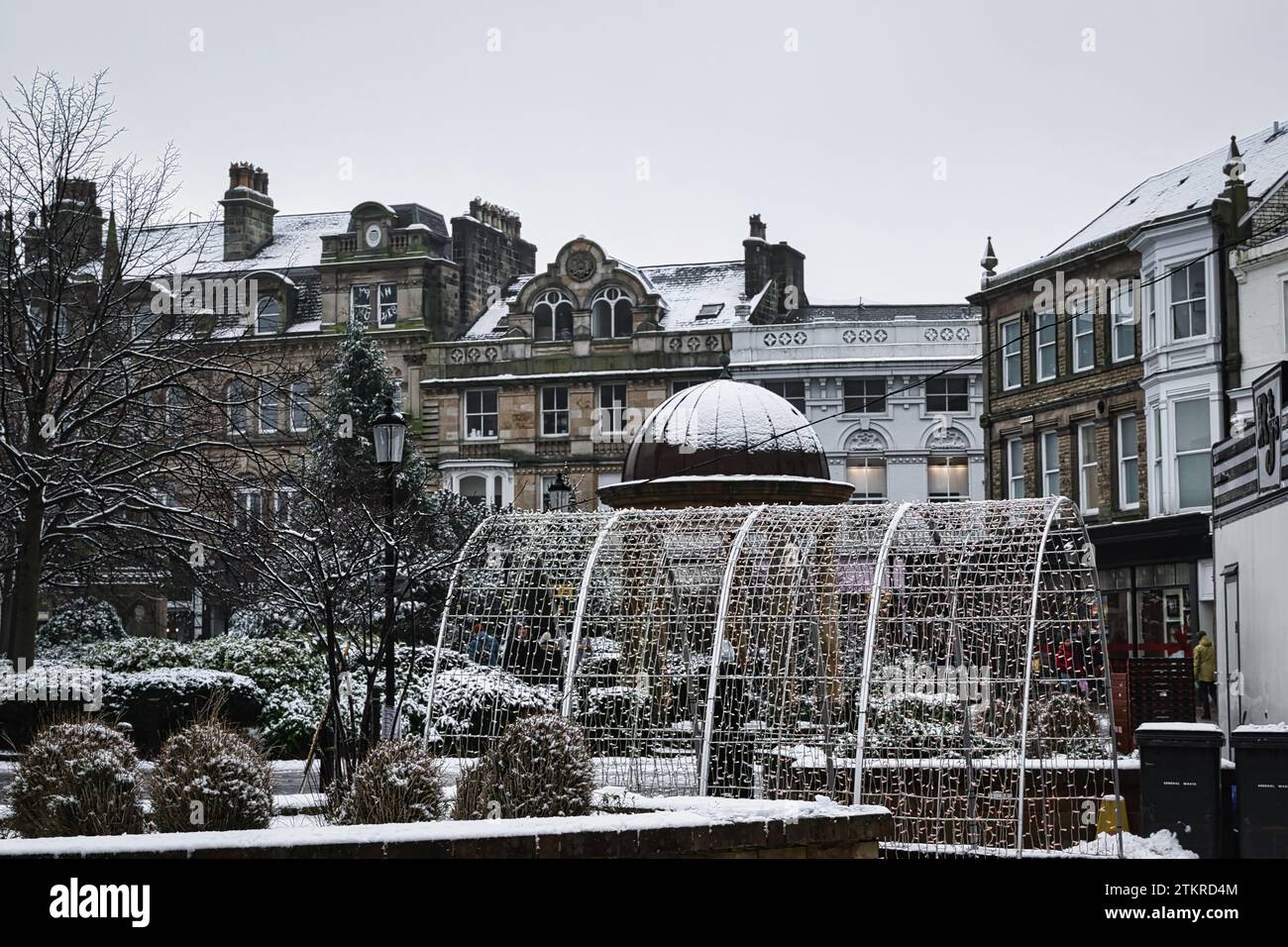 Splendide riprese dell'architettura scattate con una videocamera ad Harrogate Foto Stock