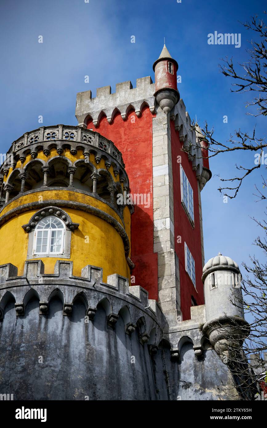 Palazzo Nazionale di pena, Portogallo Foto Stock