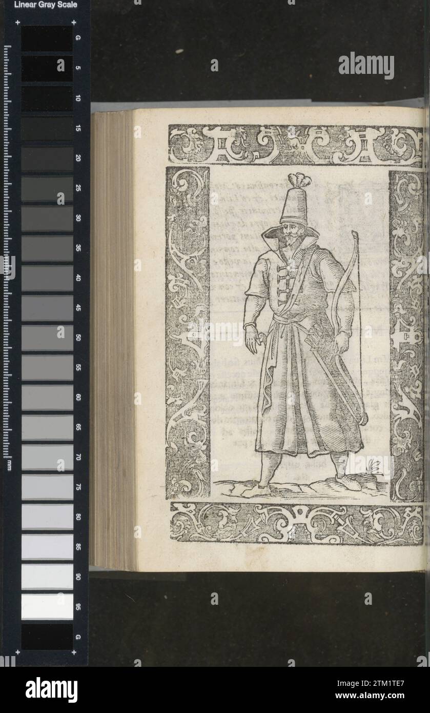 Russo, Christoph Krieger, dopo Cesare Vecellio, 1598 paper Foto Stock