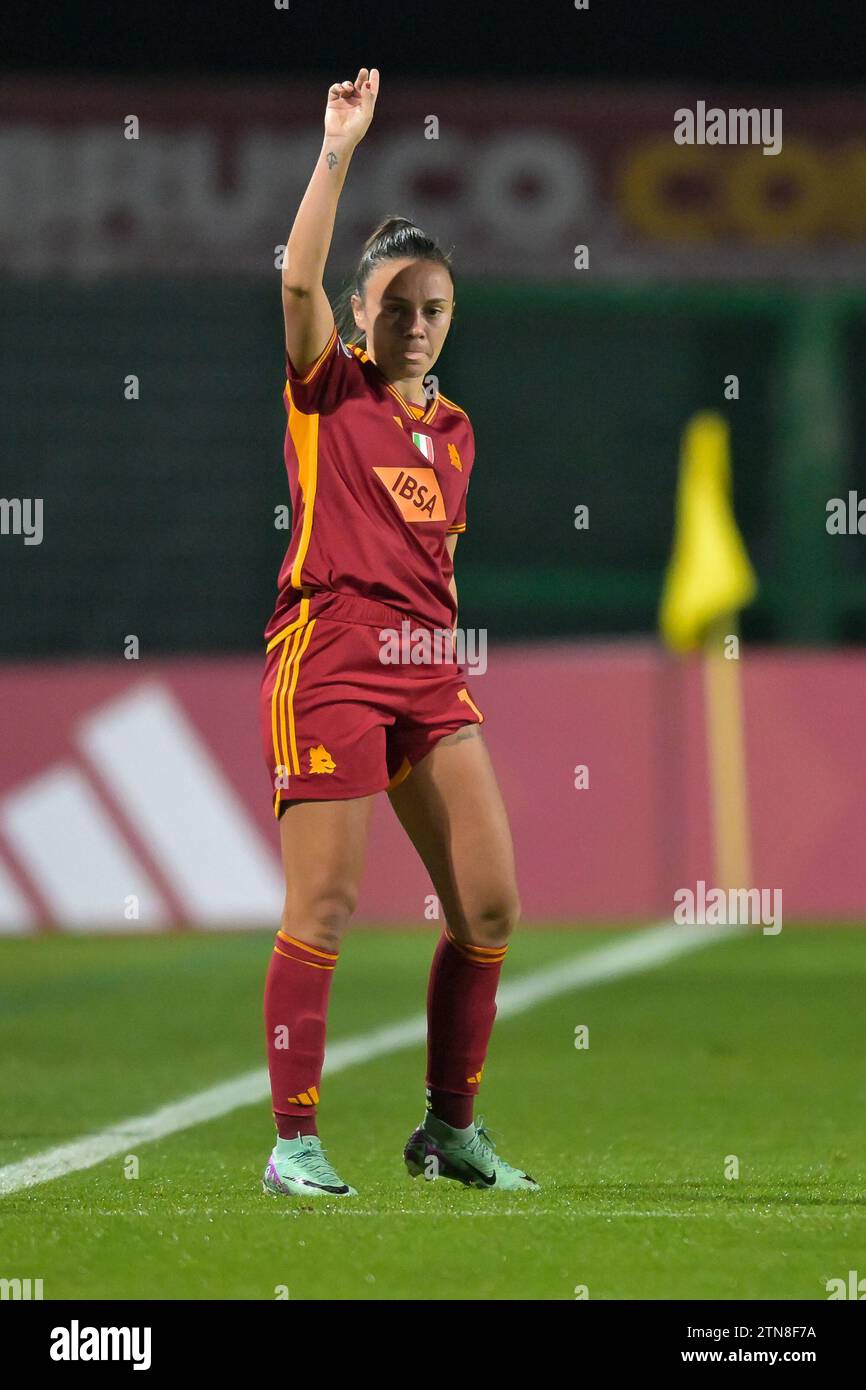 20 dicembre 2023, Stadio tre Fontane, Roma, Italia; UEFA Champions ...