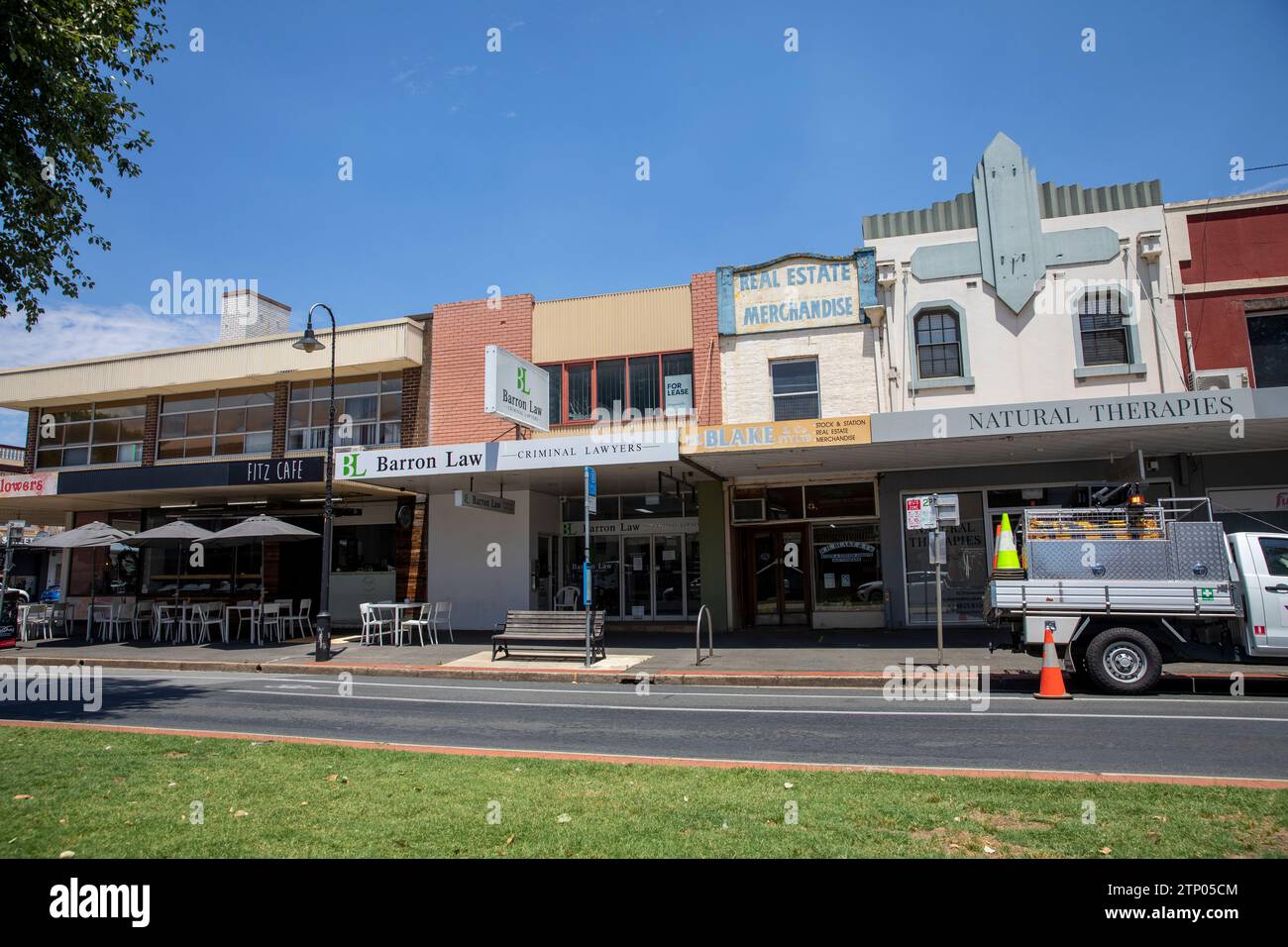 Centro di Wagga Wagga, città australiana nel nuovo Galles del Sud, 2023 Foto Stock