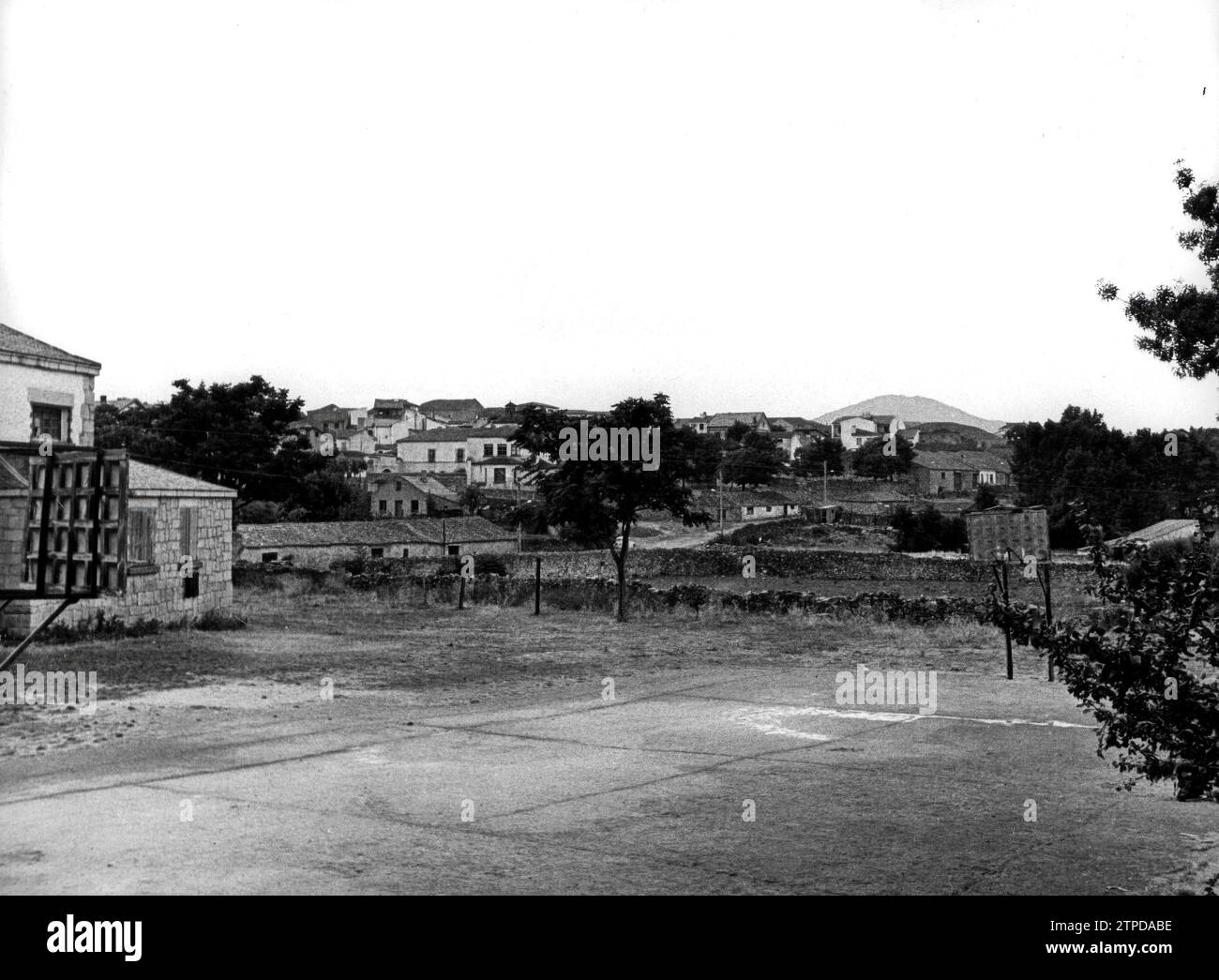 01/09/1972. Vista parziale sulla città di Espinar (Segovia). Crediti: Album / Archivo ABC / Teodoro Naranjo Domínguez Foto Stock