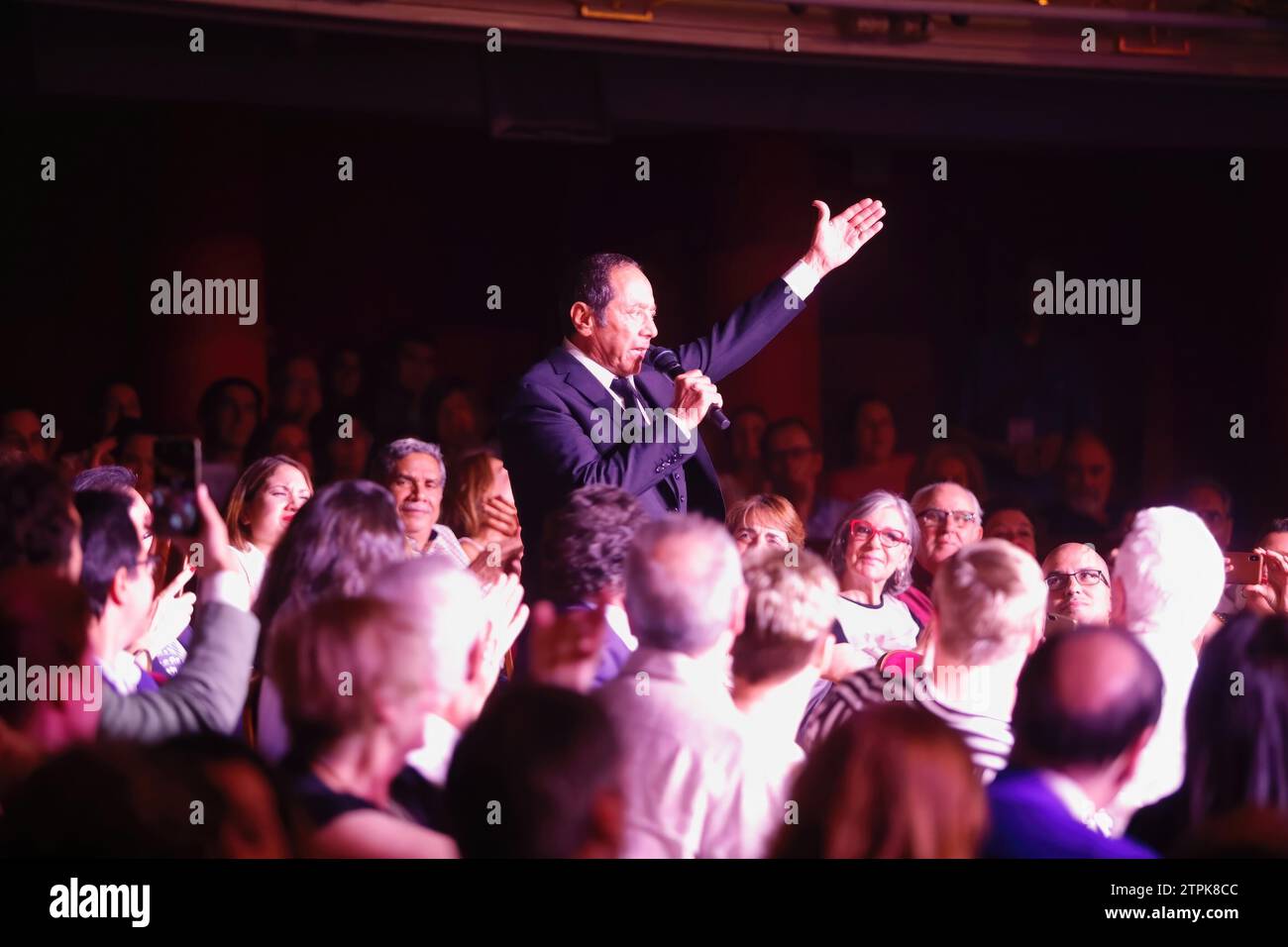 Madrid, 15/07/2019. Concerto di Paul Anka al Teatro Real. Foto: Guillermo Navarro Archdc. Crediti: Album / Archivo ABC / Guillermo Navarro Foto Stock