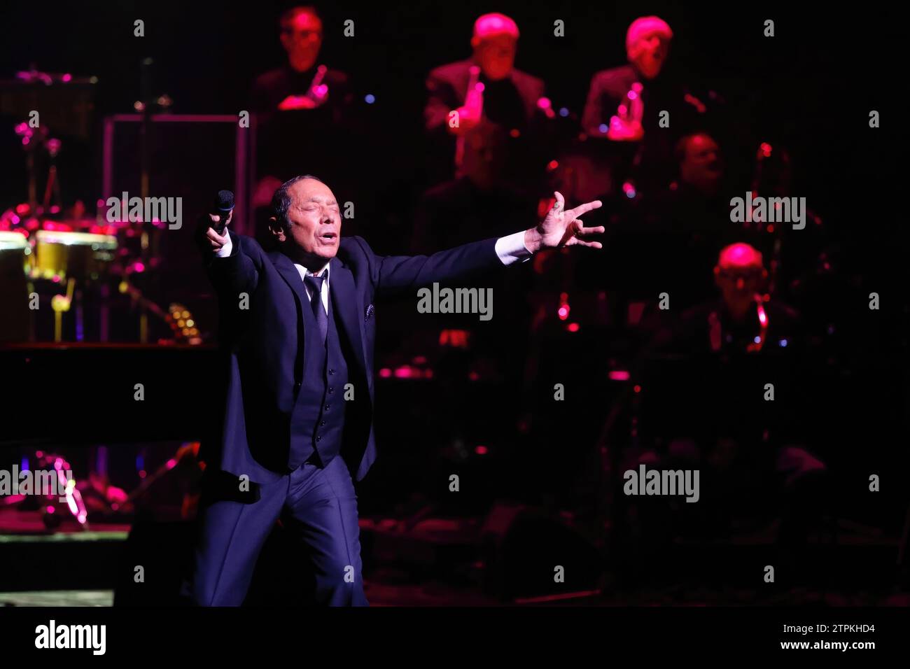 Madrid, 15/07/2019. Concerto di Paul Anka al Teatro Real. Foto: Guillermo Navarro Archdc. Crediti: Album / Archivo ABC / Guillermo Navarro Foto Stock