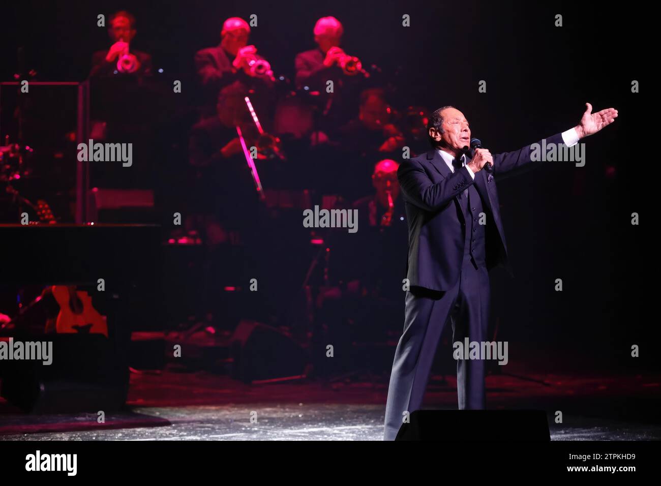 Madrid, 15/07/2019. Concerto di Paul Anka al Teatro Real. Foto: Guillermo Navarro Archdc. Crediti: Album / Archivo ABC / Guillermo Navarro Foto Stock