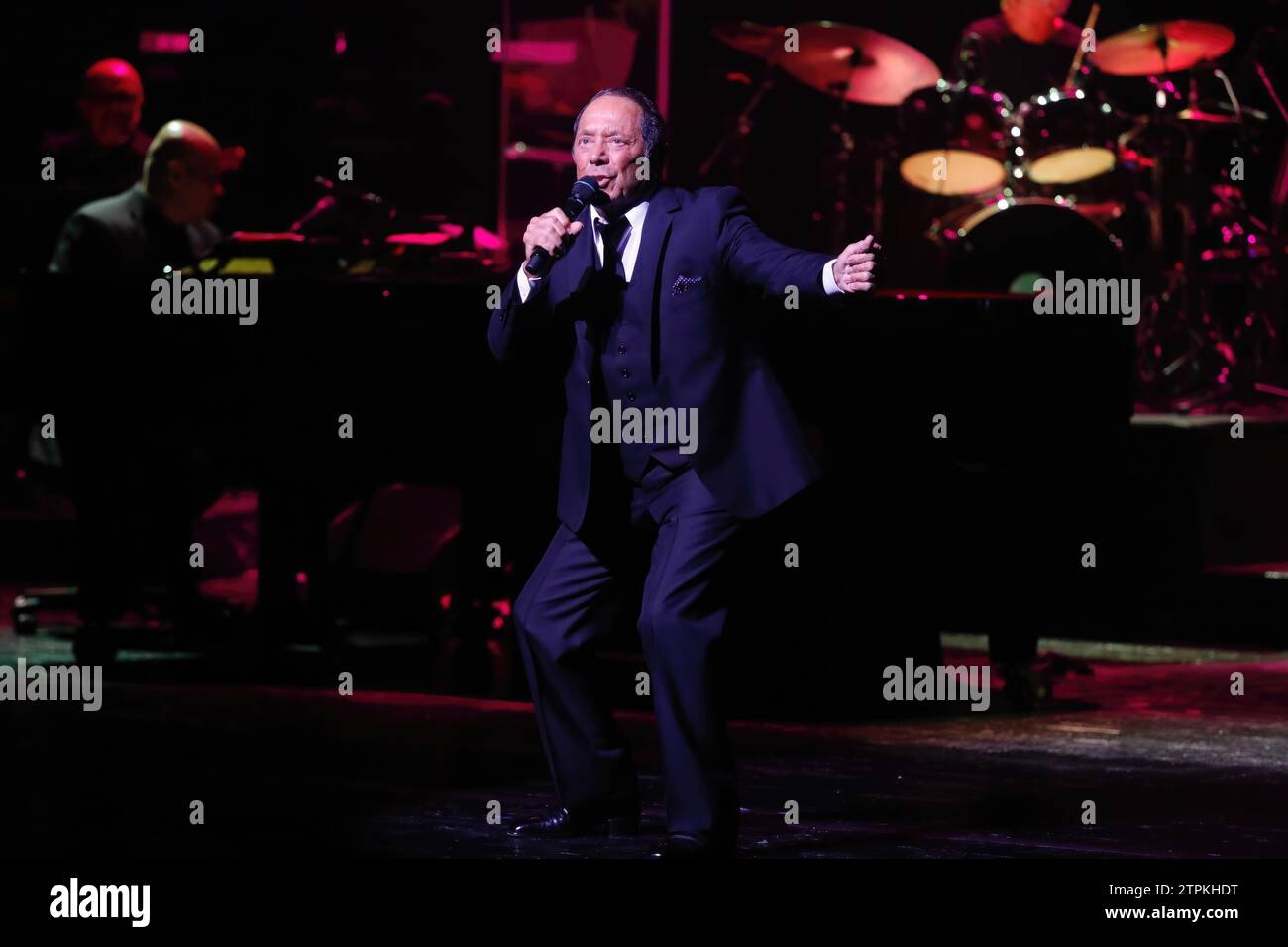 Madrid, 15/07/2019. Concerto di Paul Anka al Teatro Real. Foto: Guillermo Navarro Archdc. Crediti: Album / Archivo ABC / Guillermo Navarro Foto Stock
