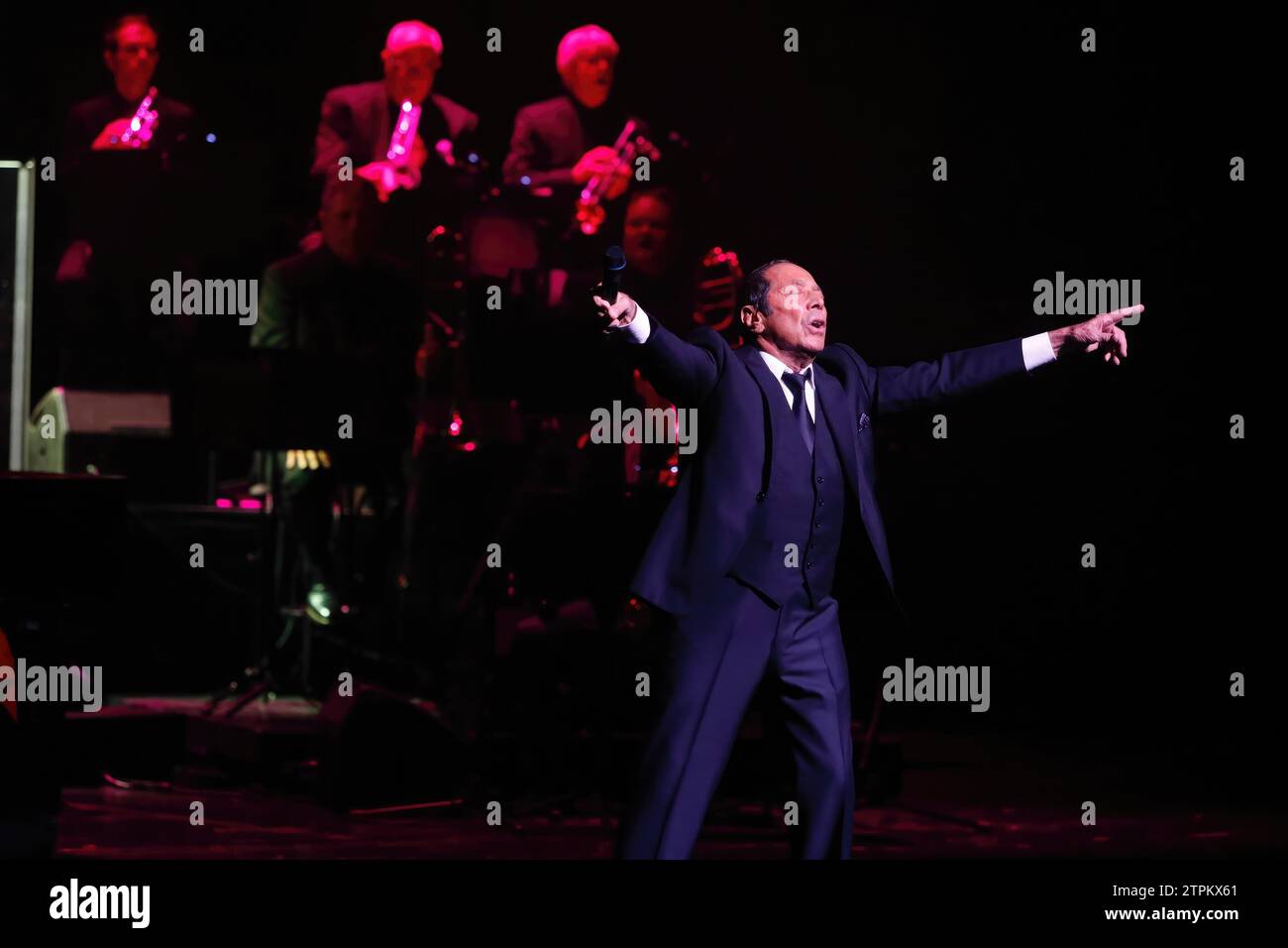 Madrid, 15/07/2019. Concerto di Paul Anka al Teatro Real. Foto: Guillermo Navarro Archdc. Crediti: Album / Archivo ABC / Guillermo Navarro Foto Stock