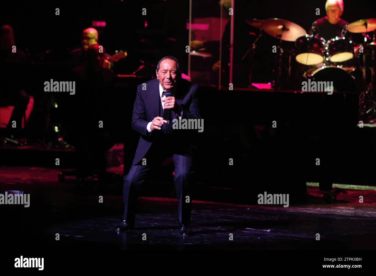 Madrid, 15/07/2019. Concerto di Paul Anka al Teatro Real. Foto: Guillermo Navarro Archdc. Crediti: Album / Archivo ABC / Guillermo Navarro Foto Stock