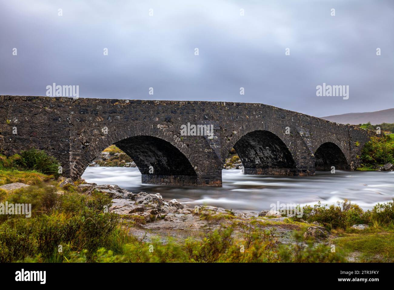 SLIGACHAN ISOLA DI SKYE EBRIDI SCOZIA REGNO UNITO Foto Stock