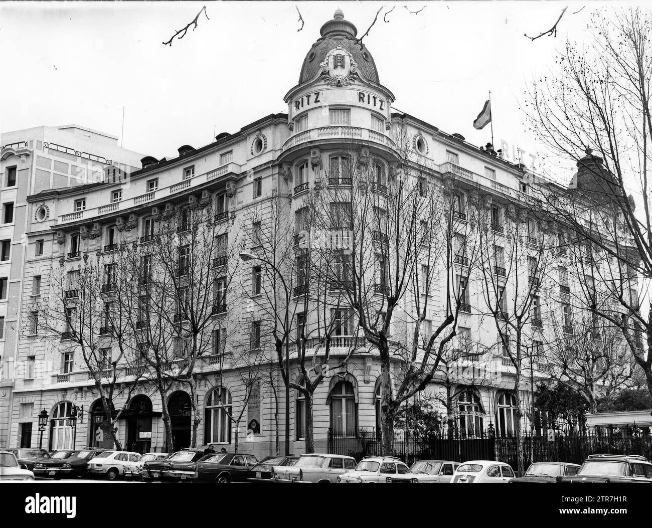 L'hotel Ritz di Madrid nel 1982. Crediti: Album / Archivo ABC / Luis Ramírez Foto Stock