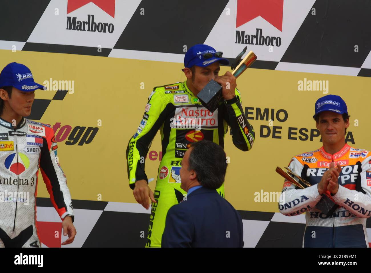 05/05/2001. Sherry. 06-05-01. Alvaro Rivero. Rossi sul podio. Archjer. Crediti: Album / Archivo ABC / Álvaro Rivero Foto Stock