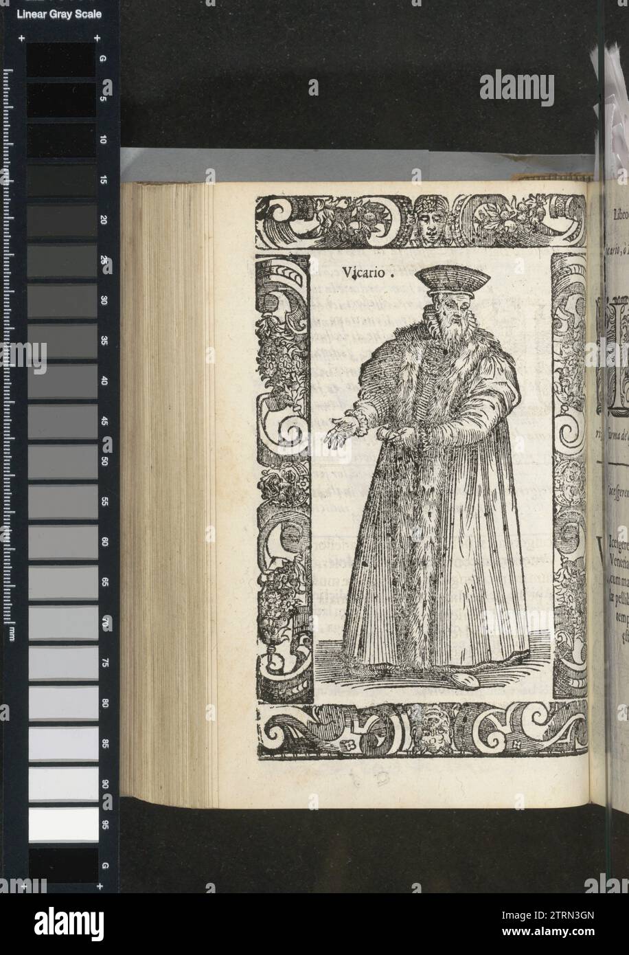 Vicario, Christoph Krieger, dopo Cesare Vecellio, 1598 paper Foto Stock