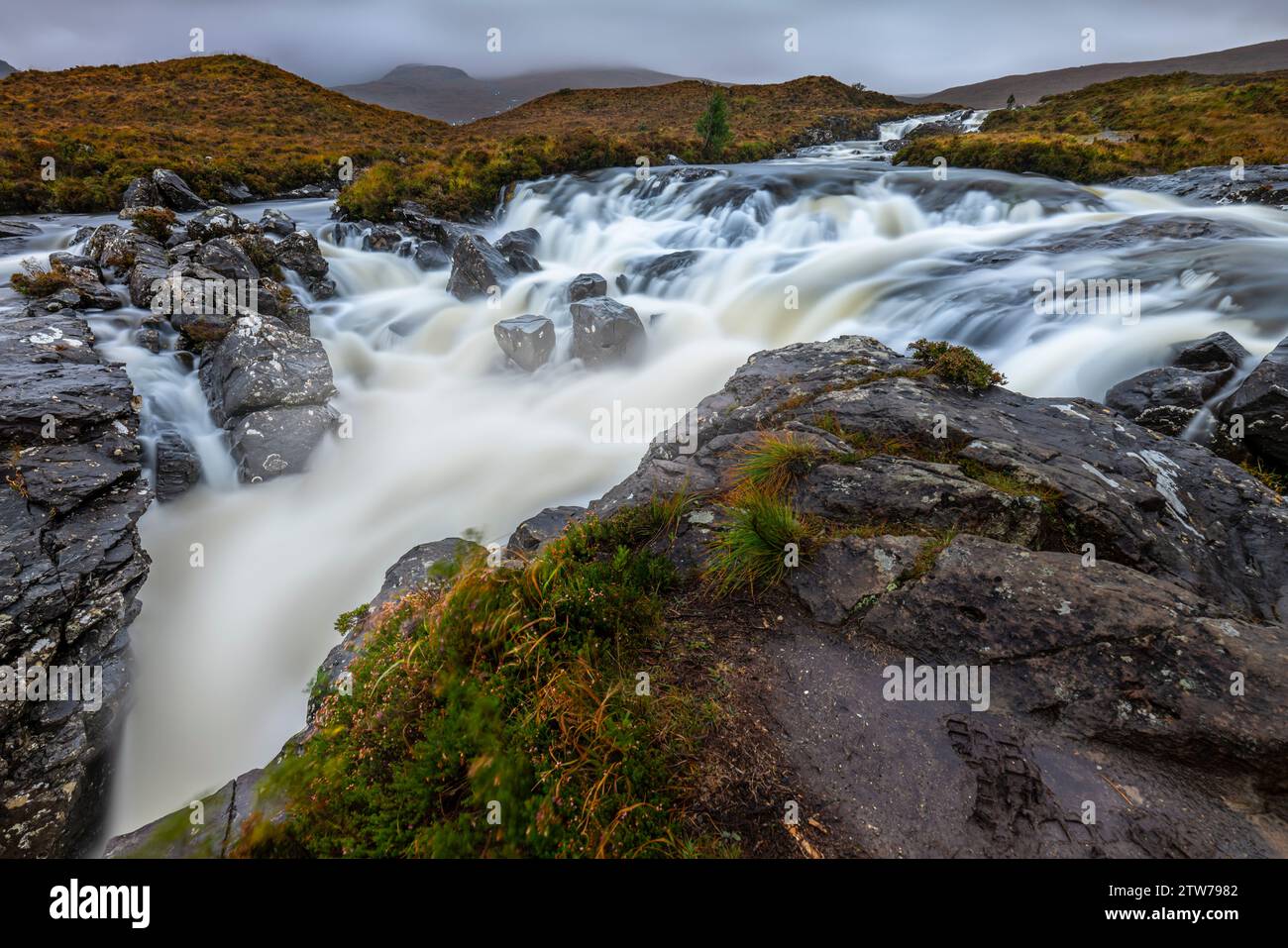 SLIGACHAN ISOLA DI SKYE EBRIDI SCOZIA REGNO UNITO Foto Stock