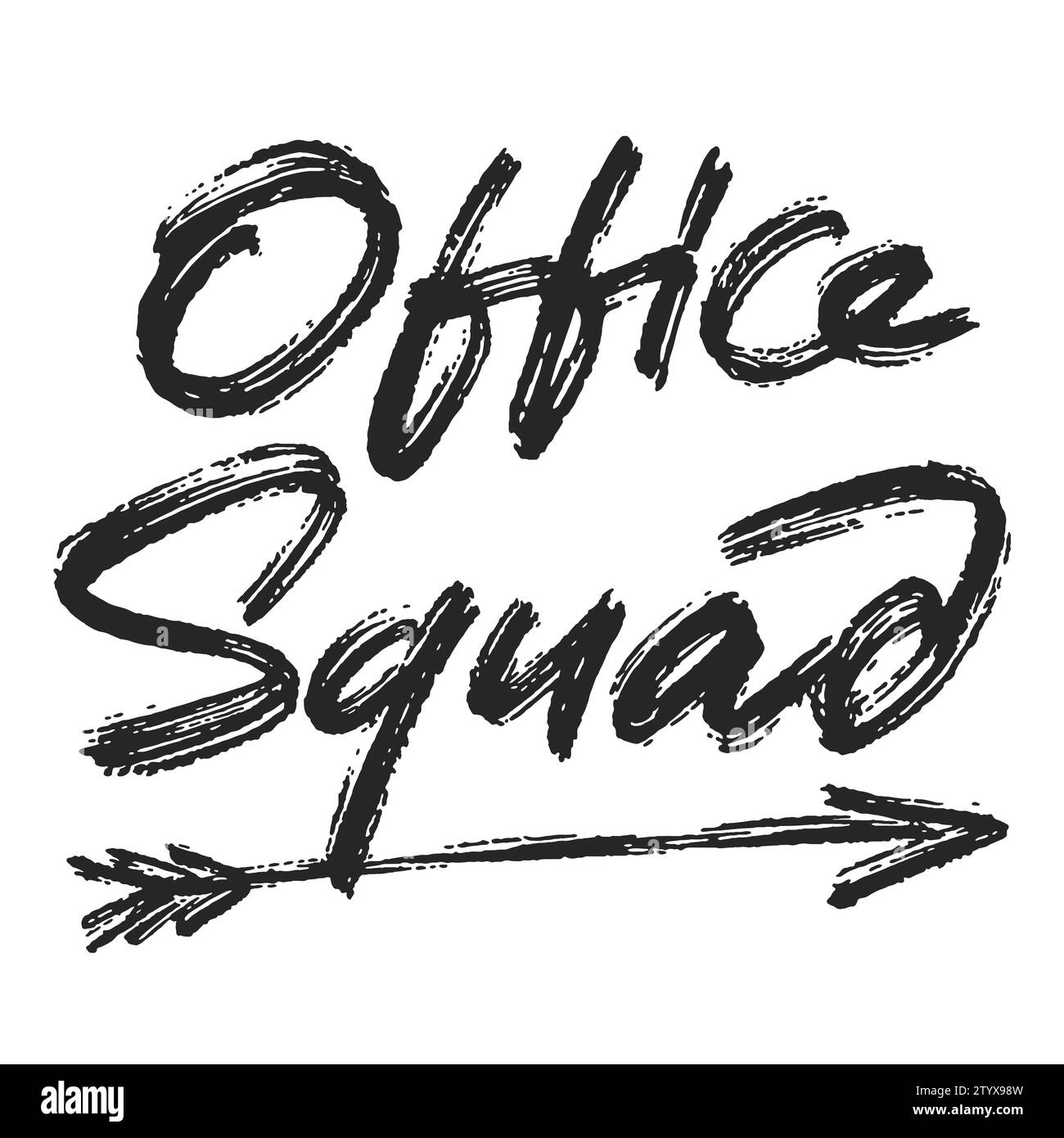 Caratteri vettoriali Office Squad Illustrazione Vettoriale
