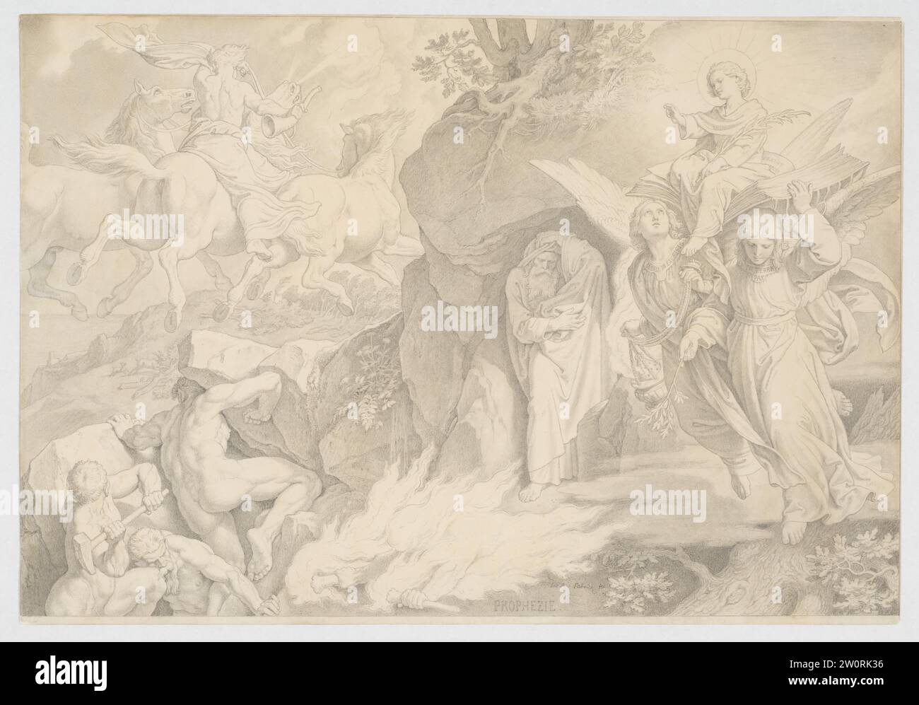 Prophesie 2022 di Joseph von Fuhrich Foto Stock