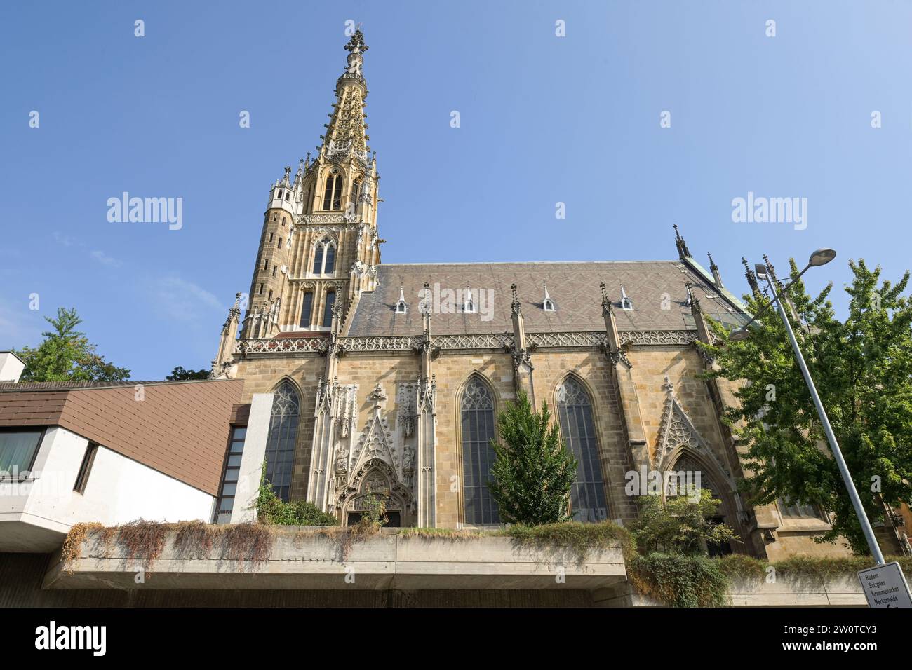 Frauenkirche, Esslingen, Baden-Württemberg, Deutschland Foto Stock