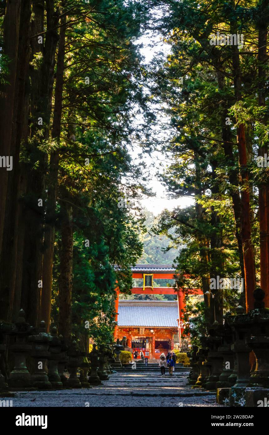 KITAGUCHI HONGU FUJI SENGEN SHRINE JAPON Foto Stock