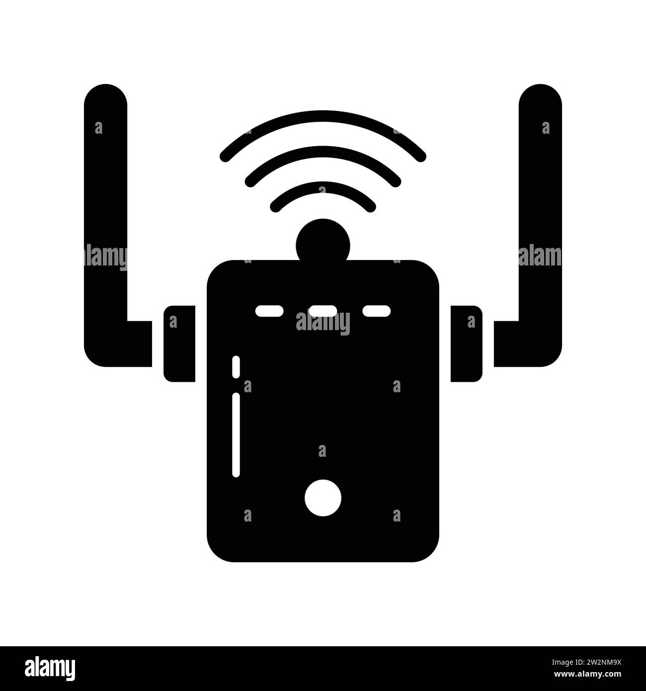 Un'icona del modem wifi in stile trendy, vettore di router Internet in stile trendy Illustrazione Vettoriale