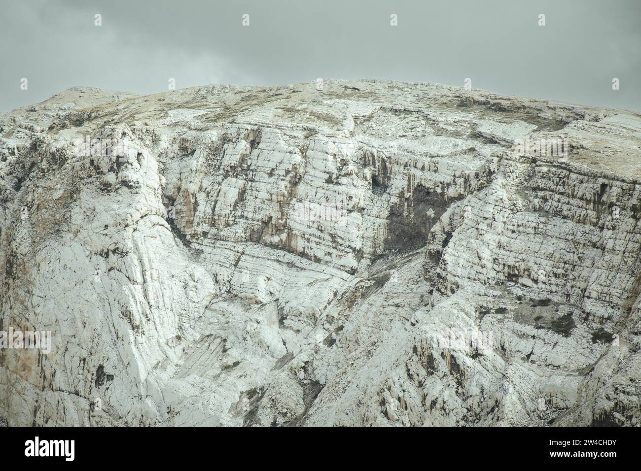 Formazione rocciosa, altopiani andini, la Oroya, Perù Foto Stock