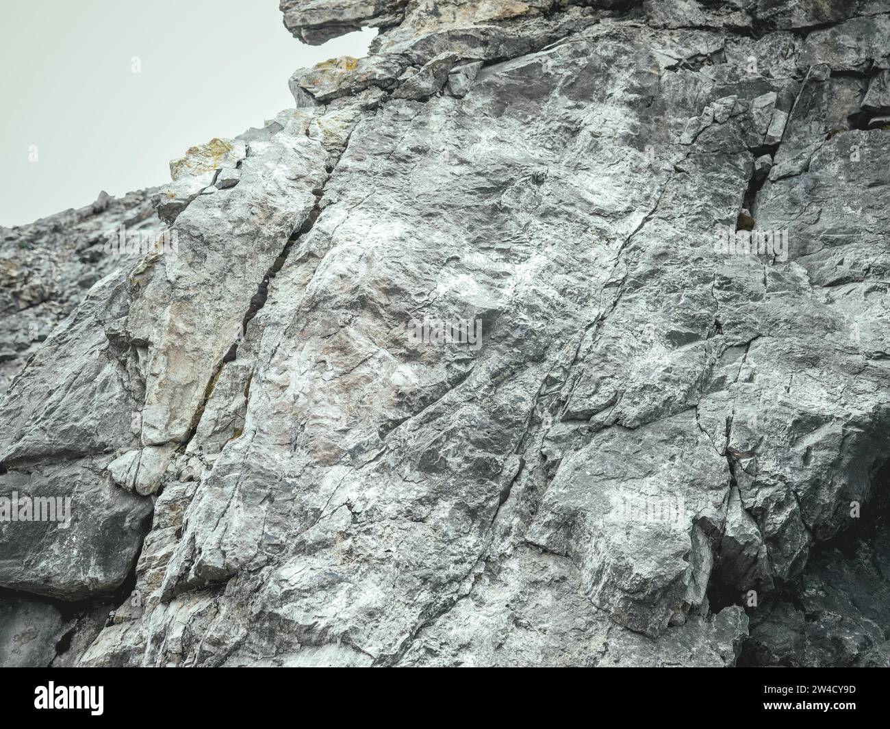 Formazione rocciosa nelle Ande, Ticlio, Perù Foto Stock