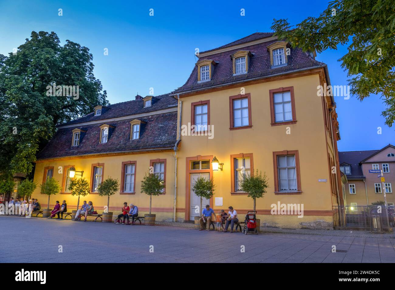 Wittumspalais, Am Palais, Weimar, Thüringen, Deutschland Foto Stock
