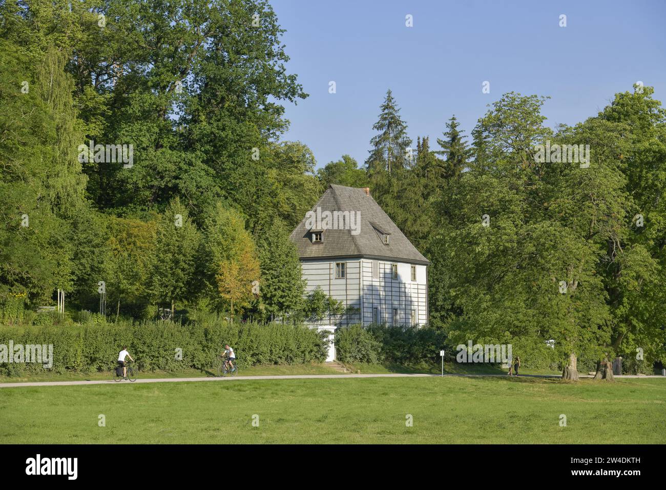 Goethes Gartenhaus, Parco an der Ilm, Weimar, Thüringen, Deutschland Foto Stock