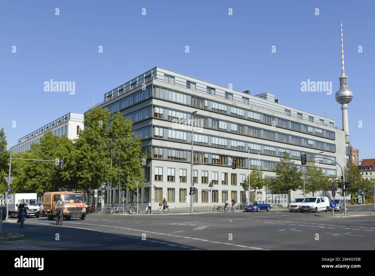 Haus der Deutschen Wirtschaft Breite Strasse, nel quartiere Mitte di Berlino, Deutschland Foto Stock