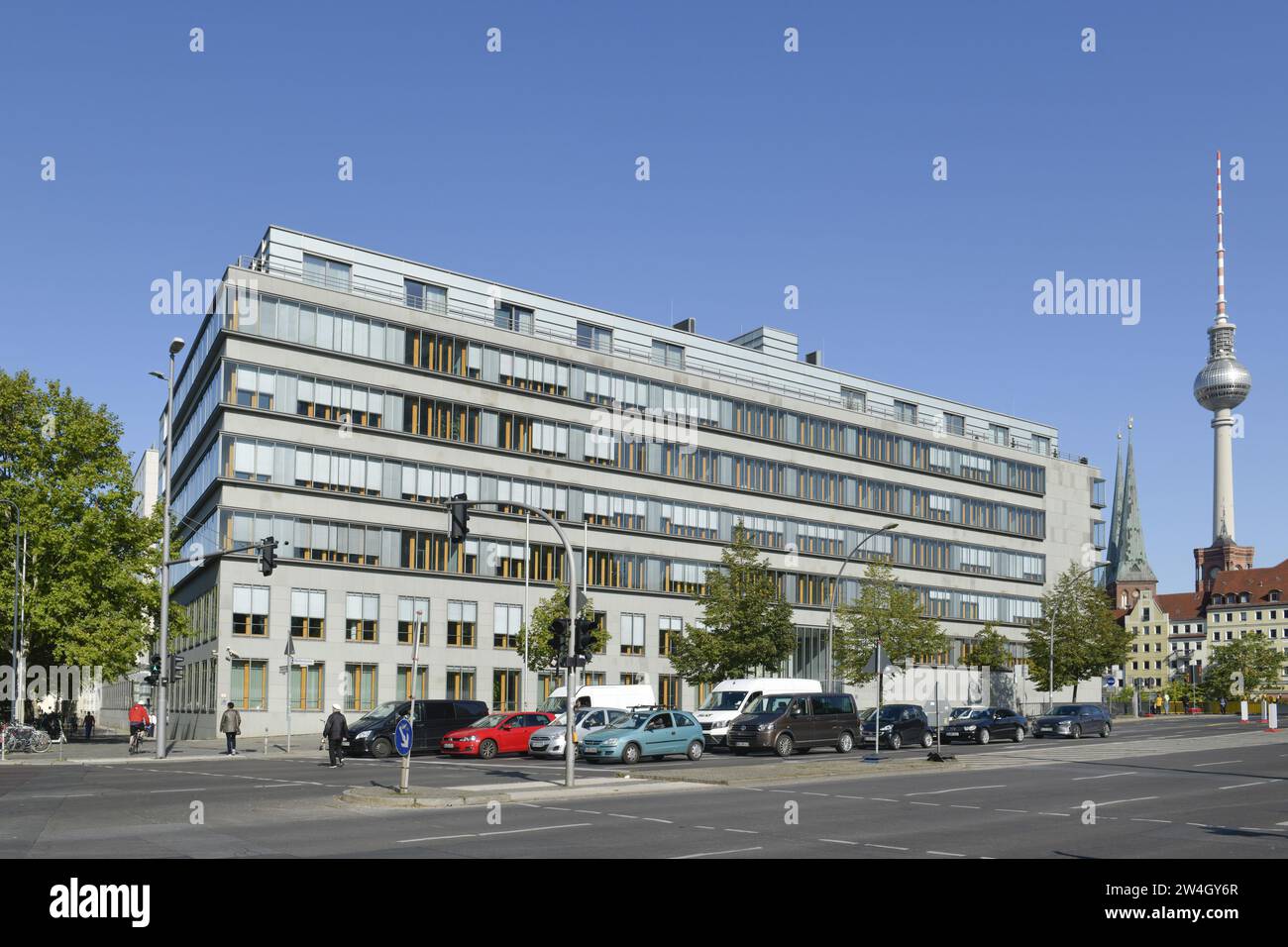 Haus der Deutschen Wirtschaft Breite Strasse, nel quartiere Mitte di Berlino, Deutschland Foto Stock