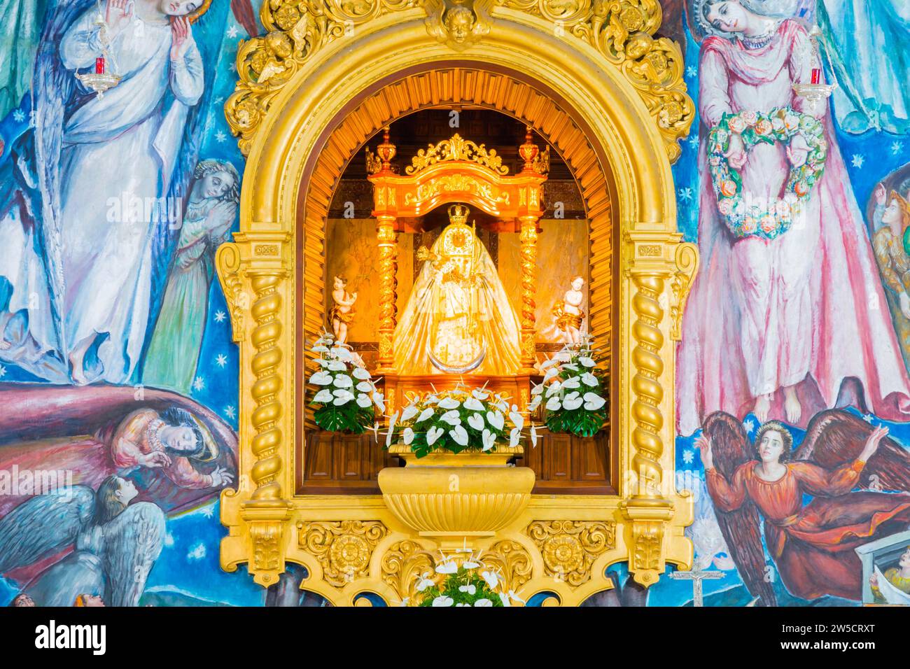 Statua della Vergine Maria, Virgen de Canelaria, patrona dell