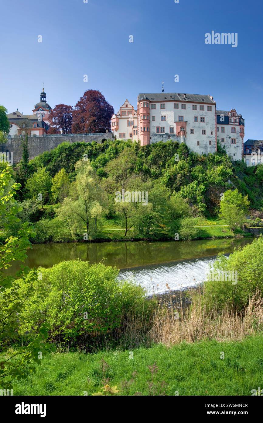 Castello di Weilburg, Weilburg an der Lahn, Assia, Germania, Europa Foto Stock