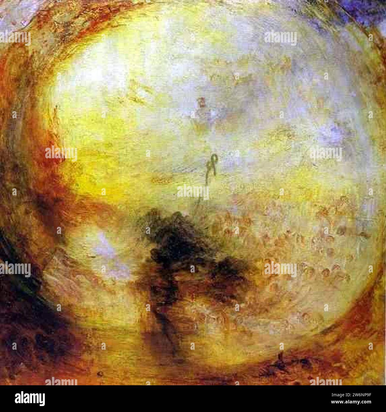 William Turner, luce e colore (teoria di Goethe). Foto Stock