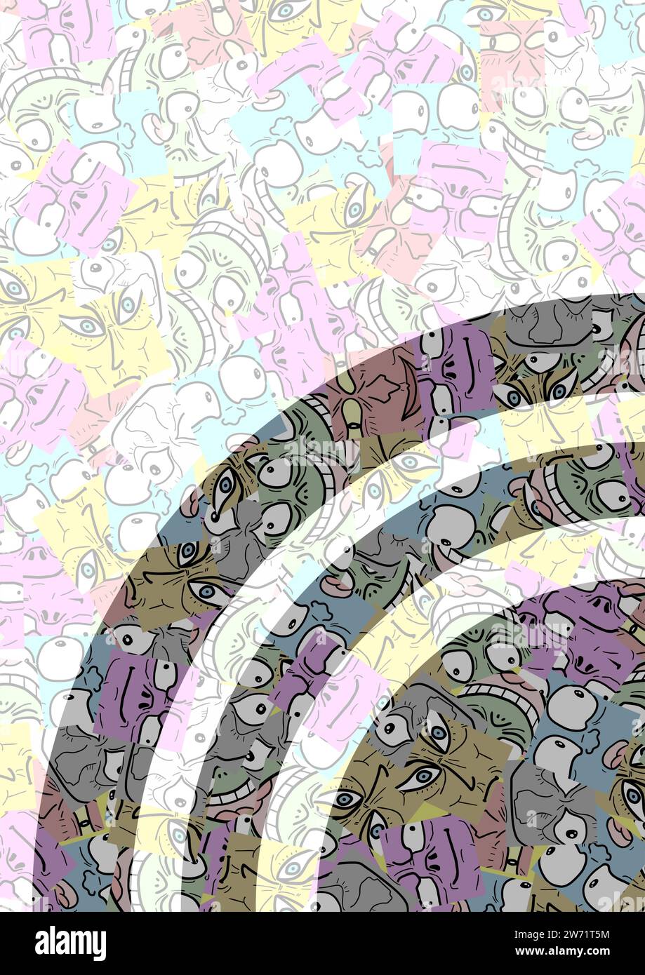 Copertura moderna a colori Illustrazione Vettoriale