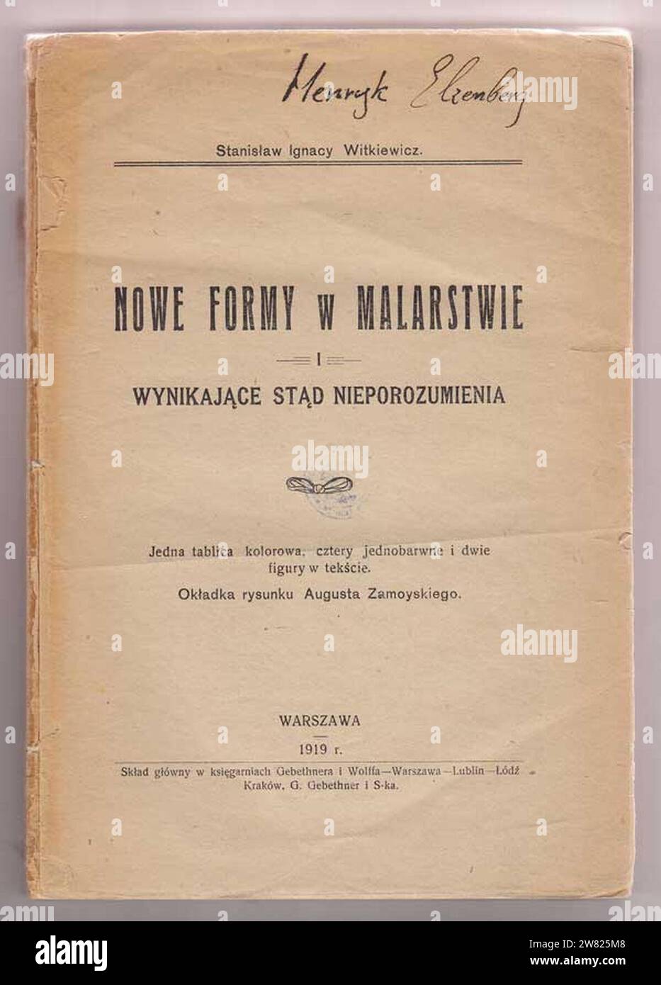 Witkacy - Nowe formy W malarstwie (1919). Foto Stock