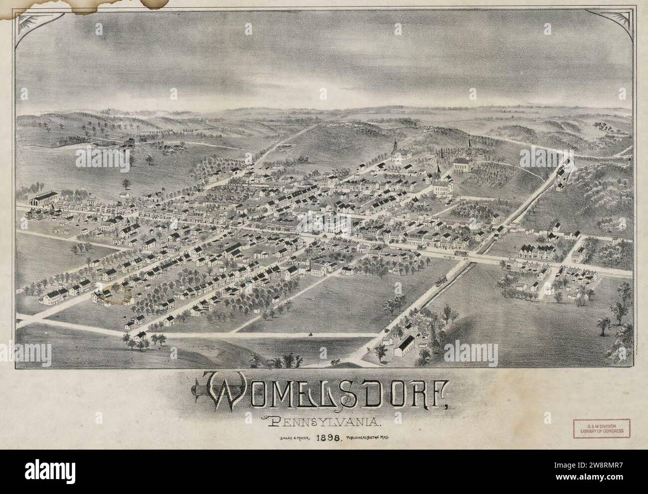 Womelsdorf, Pennsylvania. Foto Stock