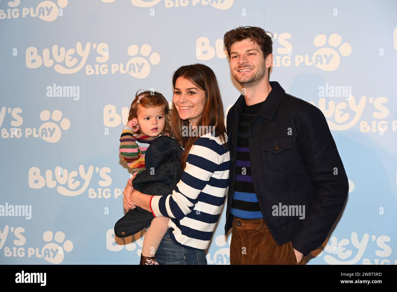 Londra, Regno Unito. 21 dicembre 2023. Sarah Tarleton e Jim Chapman partecipano al Gala Performance Bluey's Big Play al Royal Festival Hall del Southbank Centre, Londra, Regno Unito. Credito: Vedere li/Picture Capital/Alamy Live News Foto Stock