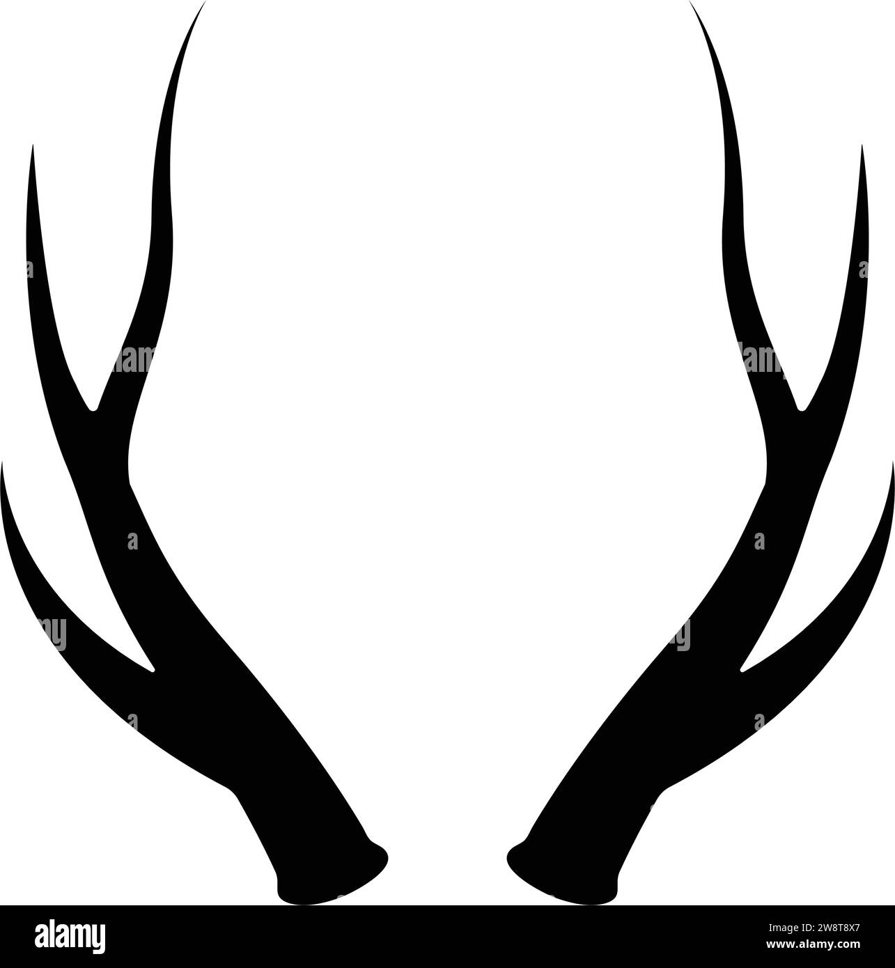 icona cervo disegno illustrativo vettoriale Illustrazione Vettoriale