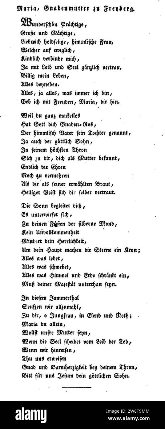 Wunderschön prächtige (Des Knaben Wunderhorn 1808). Foto Stock