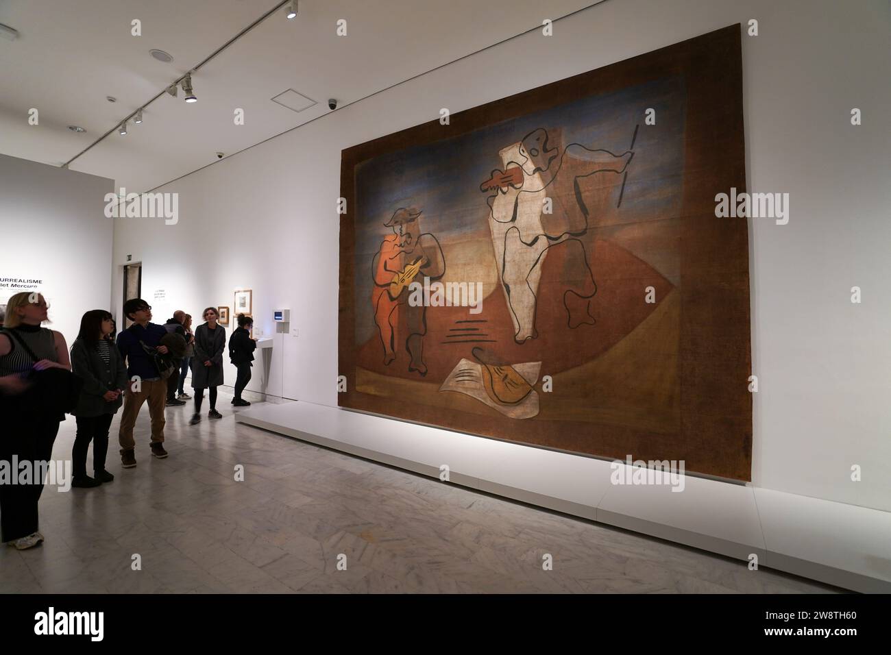 Joan Miro, Pittura - Museo Pablo Picasso a Barcellona, Spagna Foto Stock