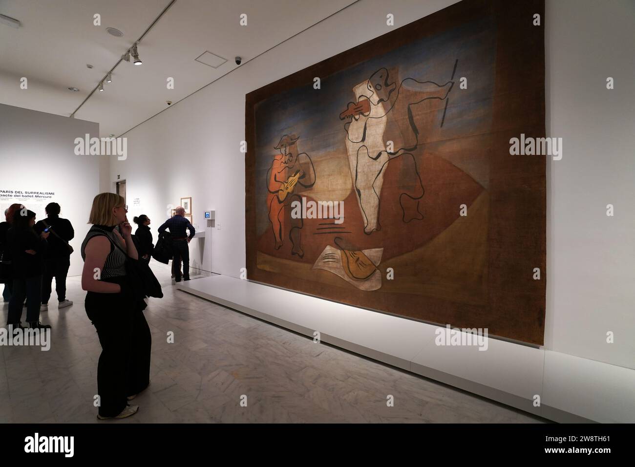 Joan Miro, Pittura - Museo Pablo Picasso a Barcellona, Spagna Foto Stock