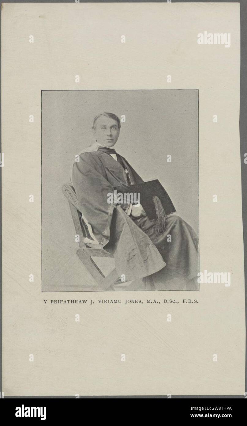 Y Prifathraw J. Viriamu Jones, M.A., BSc., F.R.S (5349001). Foto Stock