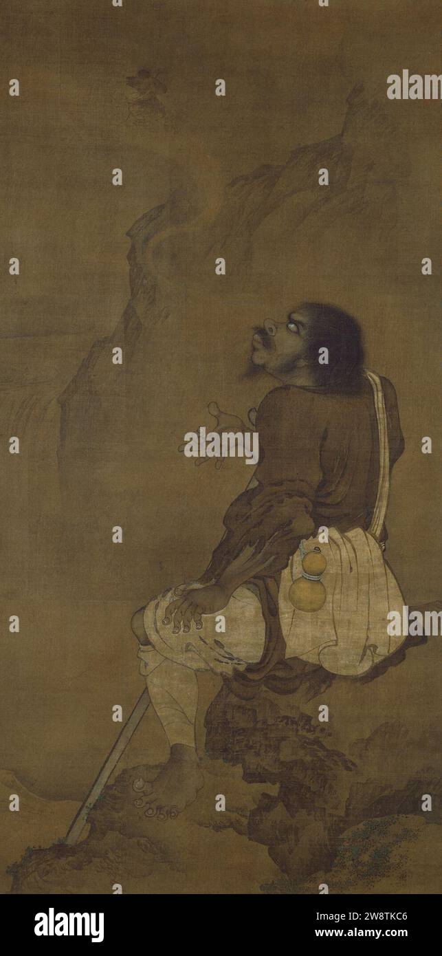 Yan Hui - gli Immortali Daoisti Xiama e Tieguai R.. Foto Stock