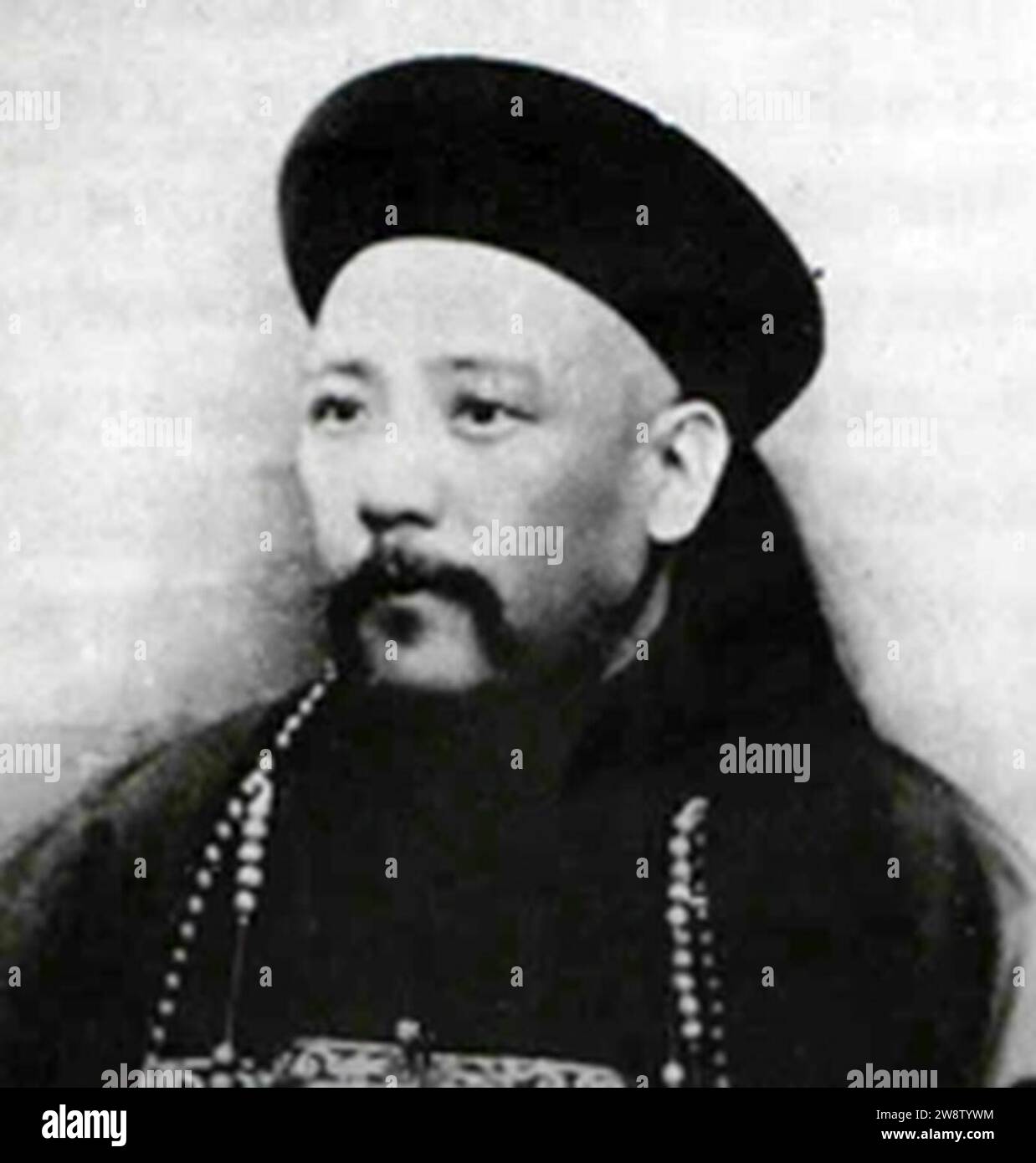 Yuan Shikai come governatore dello shandong. Foto Stock