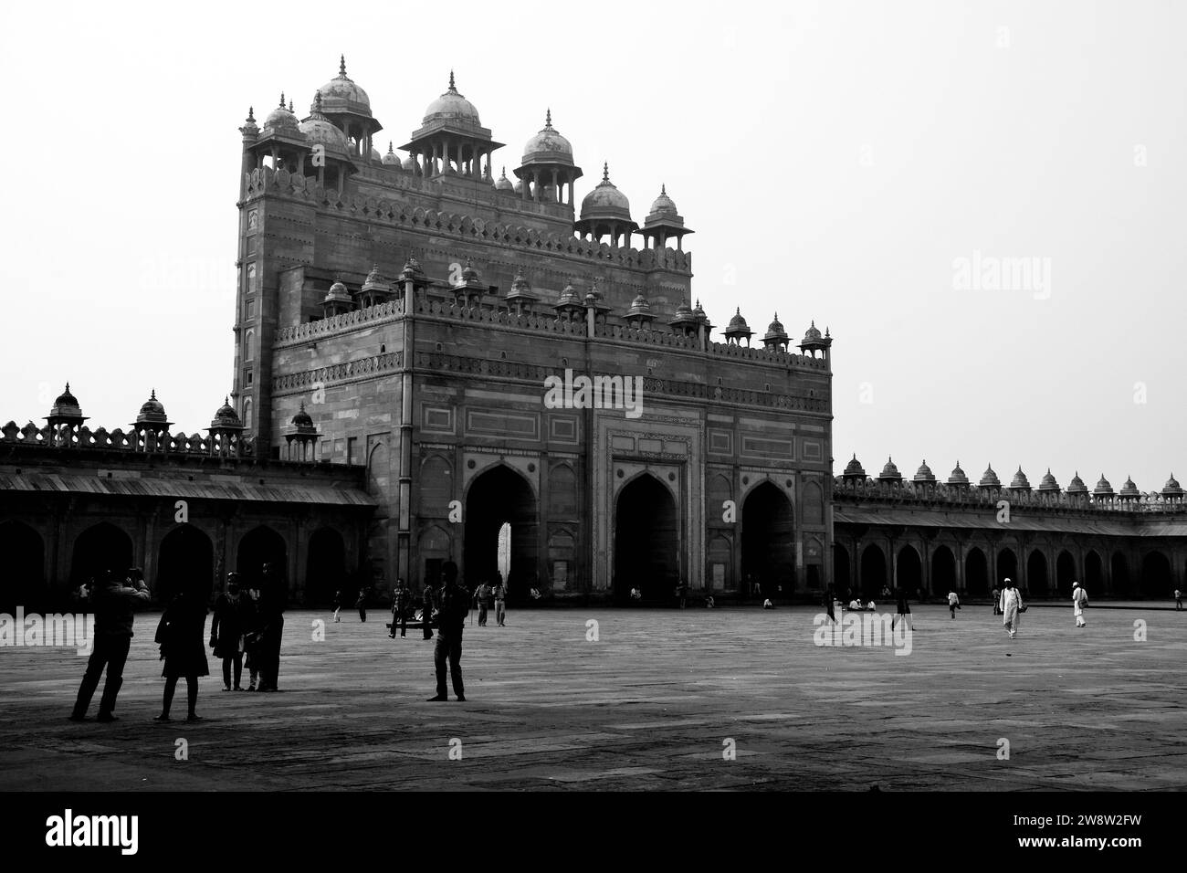 Complesso Jama Masjid (Moschea), Fatehpur Sikri, Uttar Pradesh, India Foto Stock