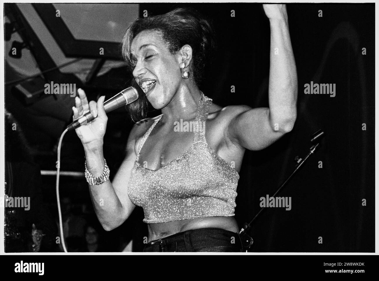 SISTER SLEDGE, CARDIFF, 1993 La cantante Kathy Sledge della disco(01)