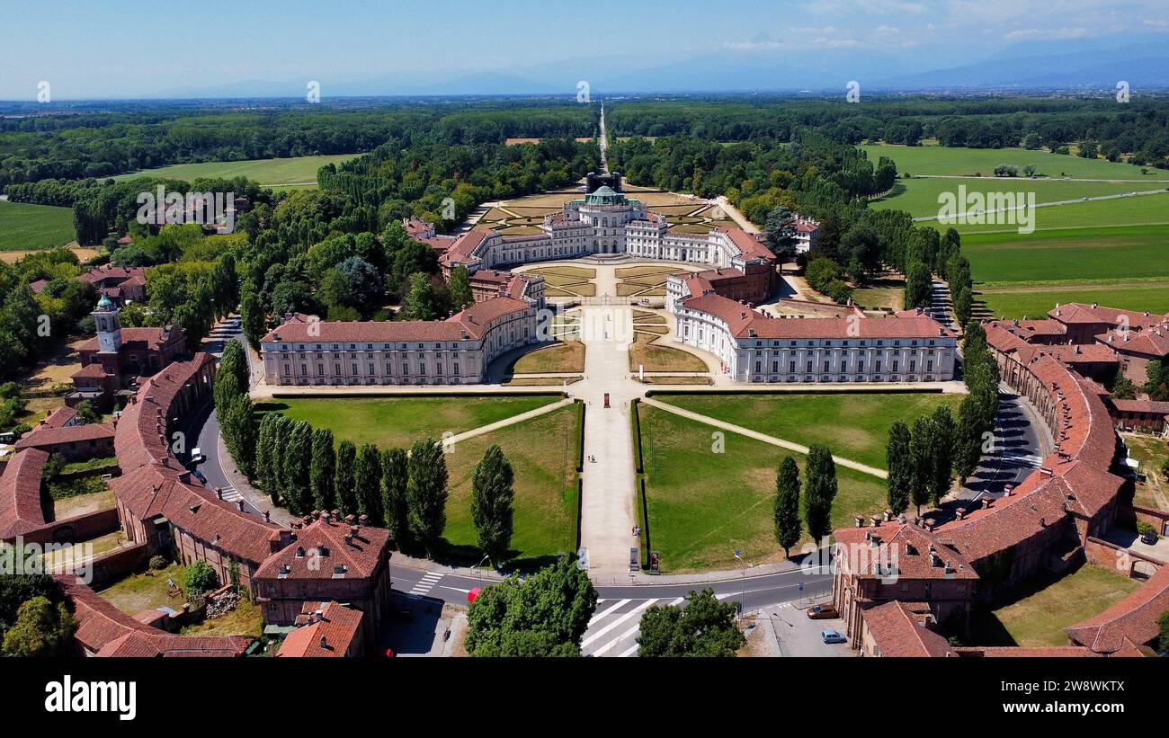 Foto drone Stupinigi caccia Lodge Torino Italia Europa Foto Stock