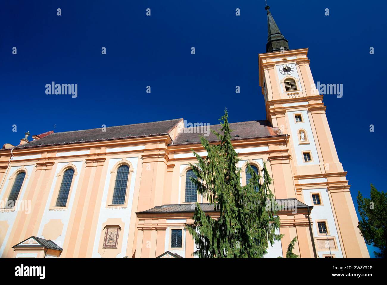 Chiesa parrocchiale Waidhofen an der Thaya, distretto Waidhofen an der Thaya, bassa Austria, Austria Foto Stock