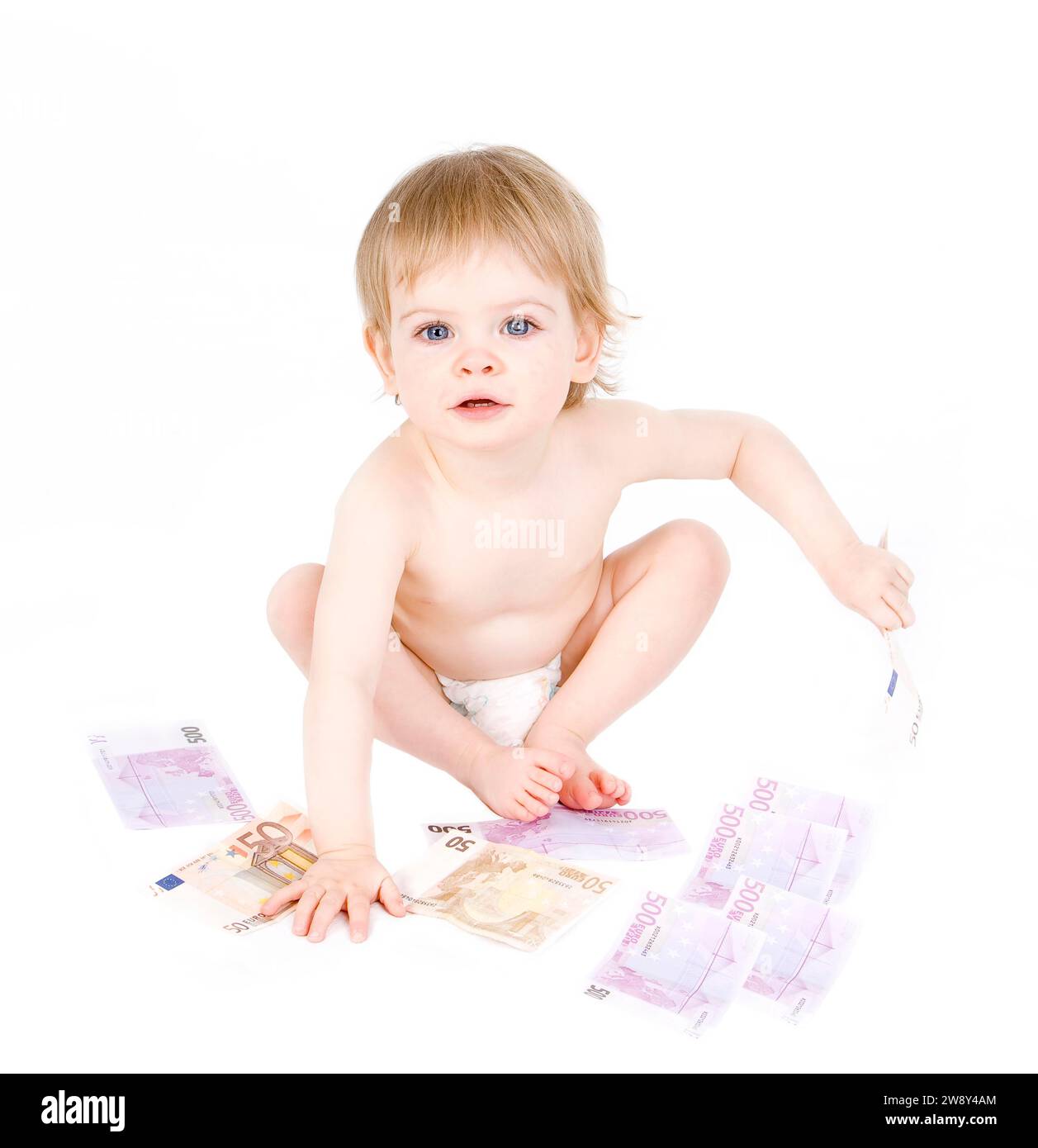 Immagine simbolica del beneficio per i bambini Foto Stock